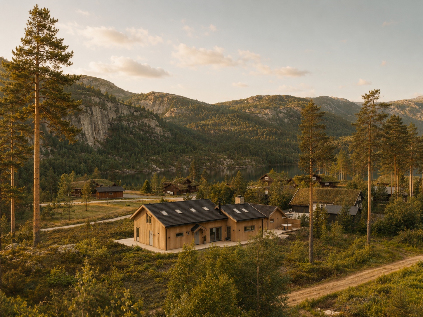 Villa Fell Fjord — exterieur, Vrådal, Noorwegen